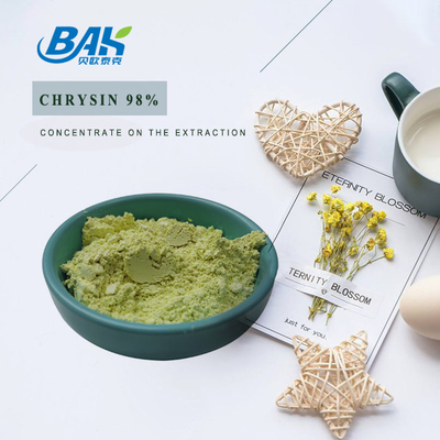 ترکیبات آرایشی طبیعی آنتی اکسیدان 98% پودر کریزین