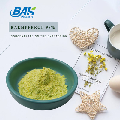 BAK کیفیت بالا Cas 520-18-3 مکمل های تقویت کننده ایمنی پودر Kaempferol 50٪ 90٪ 98٪