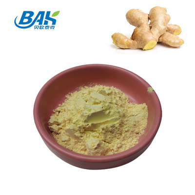 پودر مکمل مغذی عصاره ریشه زنجبیل 1% تا 10% پودر جینجرول