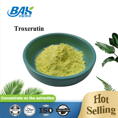 BAK تولید مکمل های تقویت کننده ایمنی Troxerutin پودر زرد CAS 7085-55-4 1.65g/Cm3