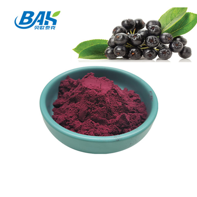BAK آرونیا استخراج 25٪ انتوسیانین استخراج مکمل پودر قرمز بنفش