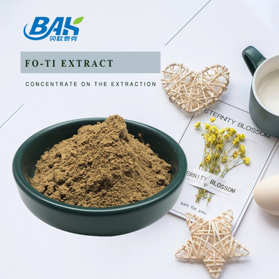Polygonum Multiflorum Thunb Foti Root Extract پودر زرد قهوه ای 10:1 20:1