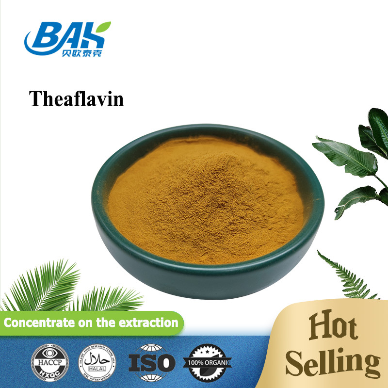 BAK Organic Theaflavin 20٪ - 80٪ پودر عصاره چای سبز برای مراقبت های بهداشتی