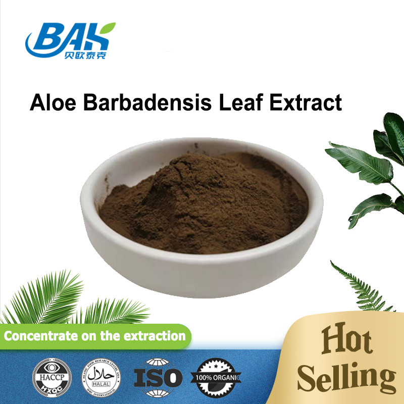 100/1 200/1 Aloe Barbadensis Leaf Extract Cas 85507-69-3 پودر ریز قهوه ای